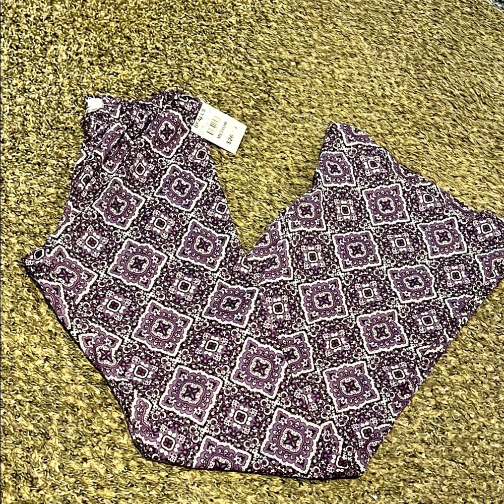 NWT Purple Flare Pants